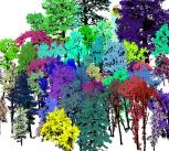 3D visualisation of forest plot. Credit Harry Owen.