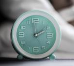 Alarm clock at night