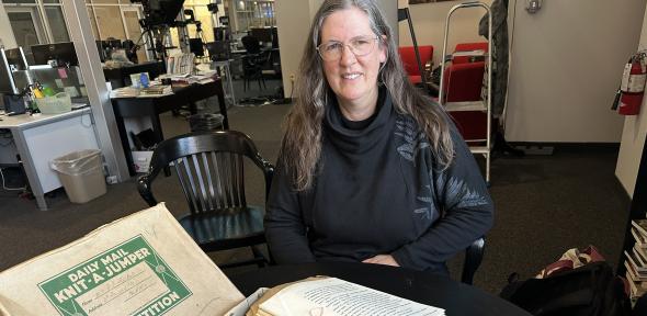 Wallace R. Harper's granddaughter, Karen Harper.  (Jane Sponagle/CBC)